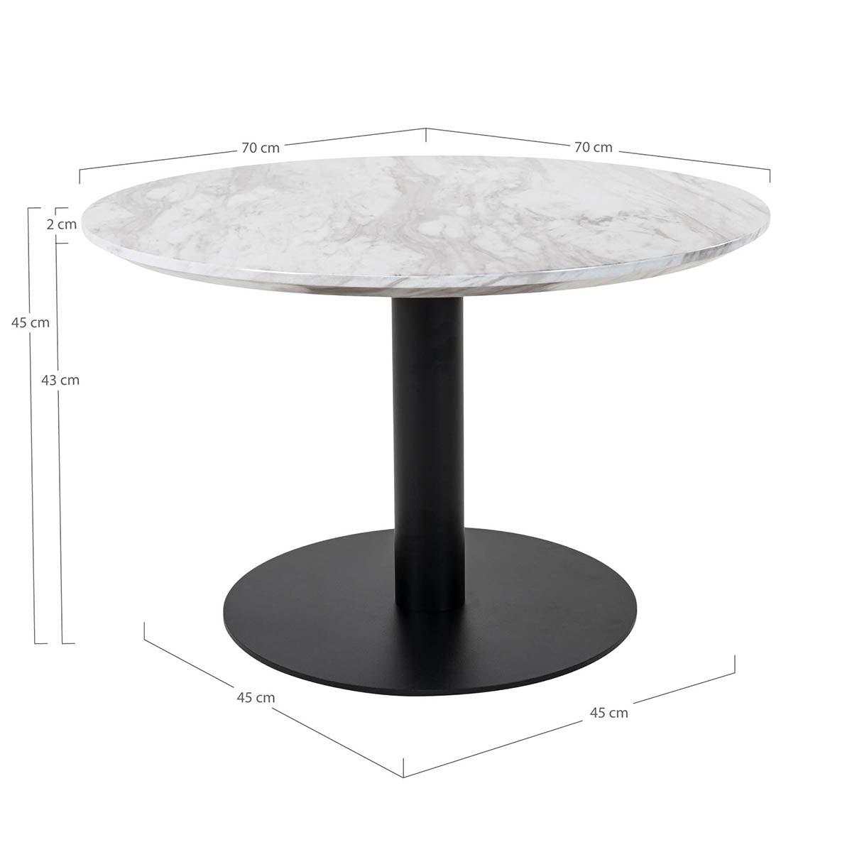 Bolzano Marble Look Coffee Table - WOO .Design