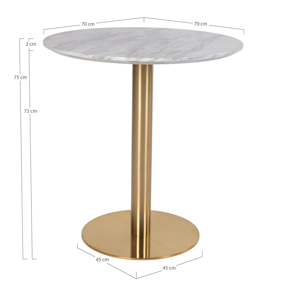 Bolzano Marble Look Dining Table - WOO .Design