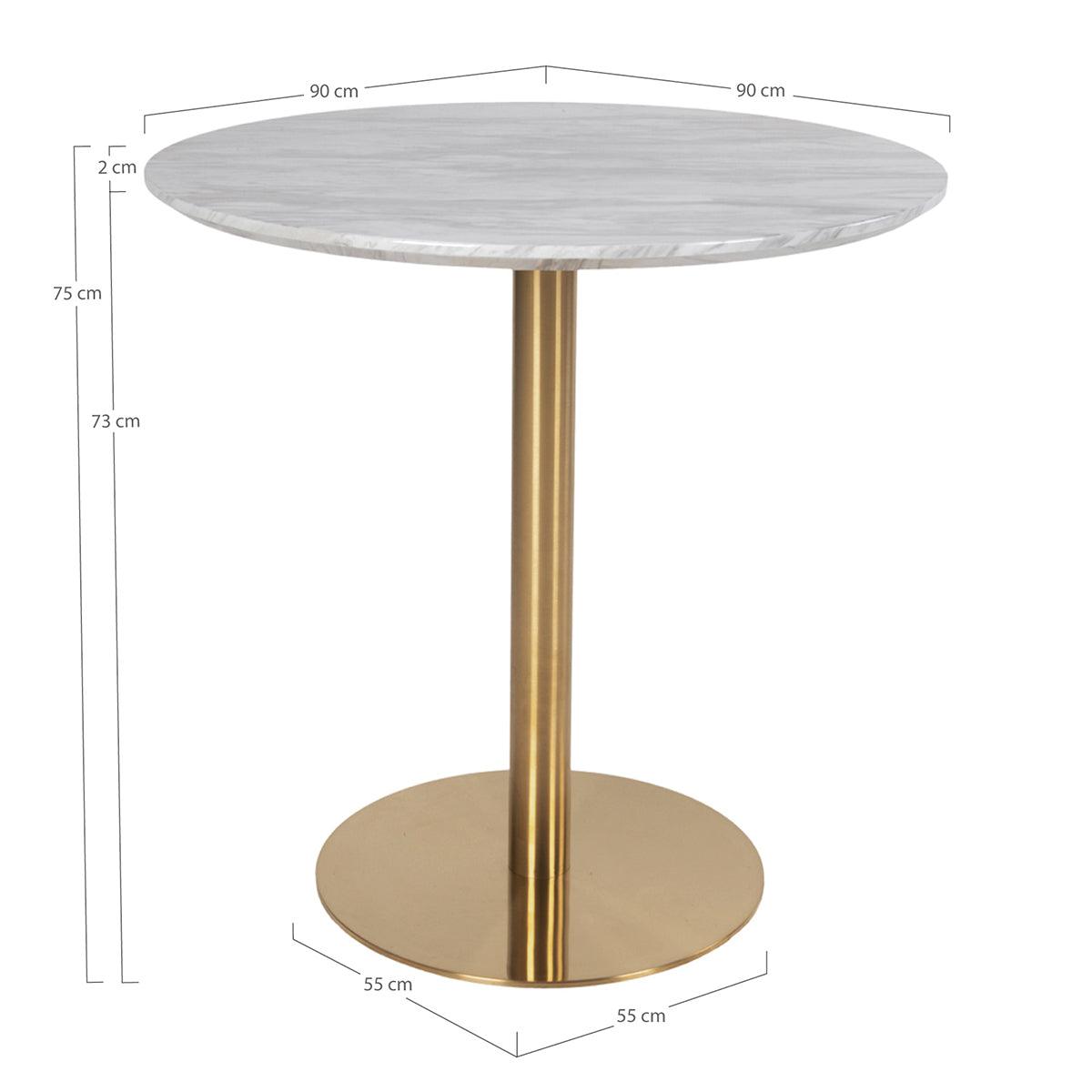 Bolzano Marble Look Dining Table - WOO .Design
