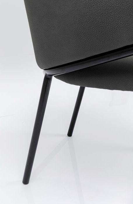 Boulevard Grey Chair with Armrest (2/Set) - WOO .Design