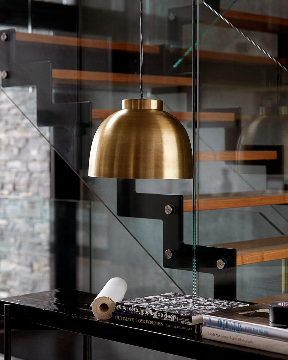 Bowl Brass Pendant Lamp - WOO .Design