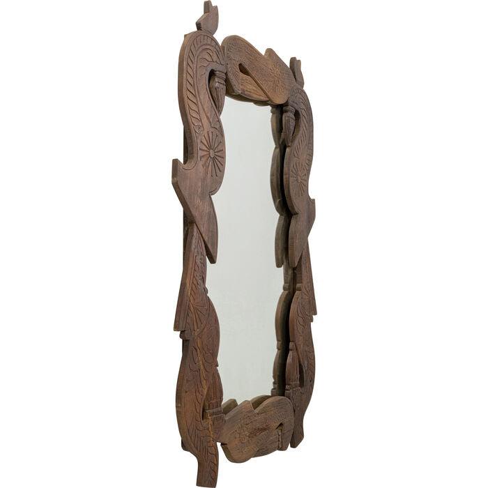 Bracket Brown Recycled Wood Wall Mirror - WOO .Design