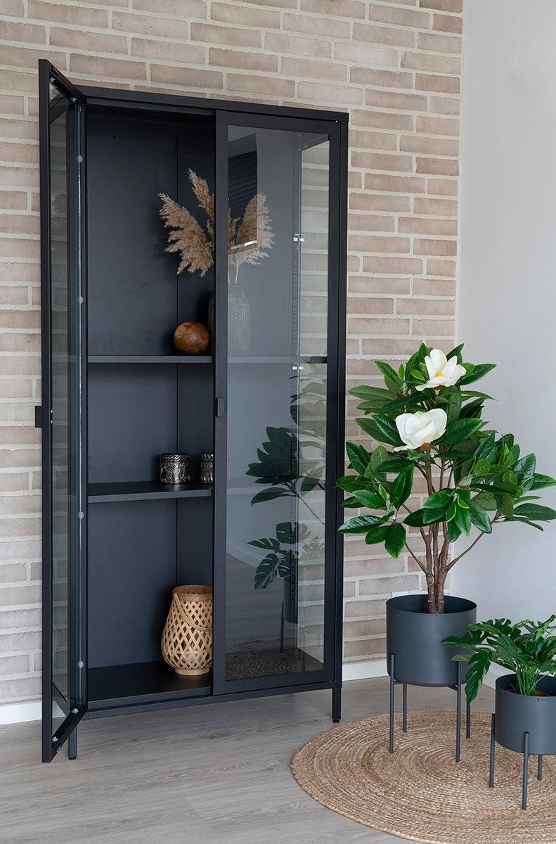 Brisbane Black High Display Cabinet - WOO .Design