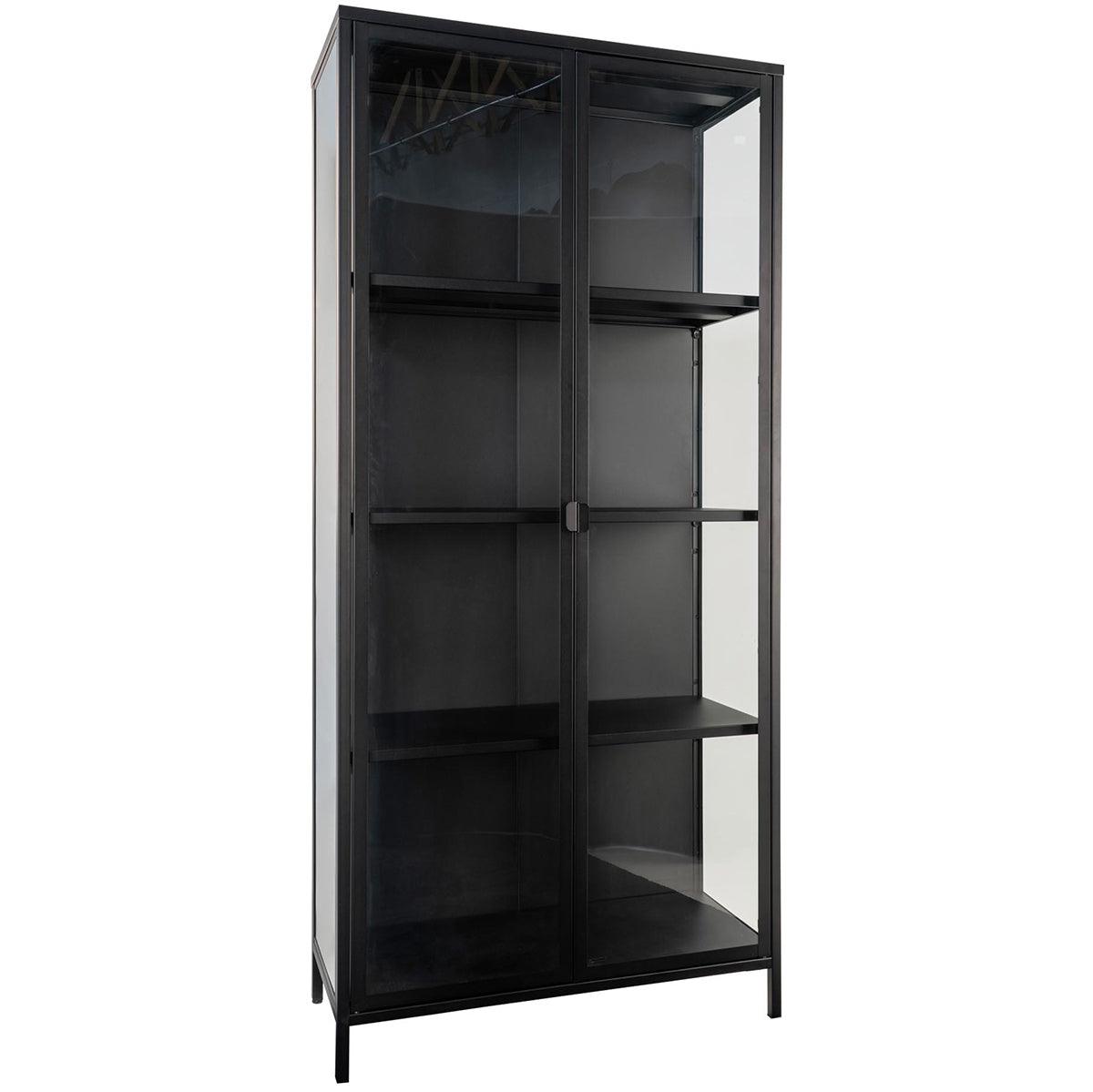 Brisbane Black High Display Cabinet - WOO .Design