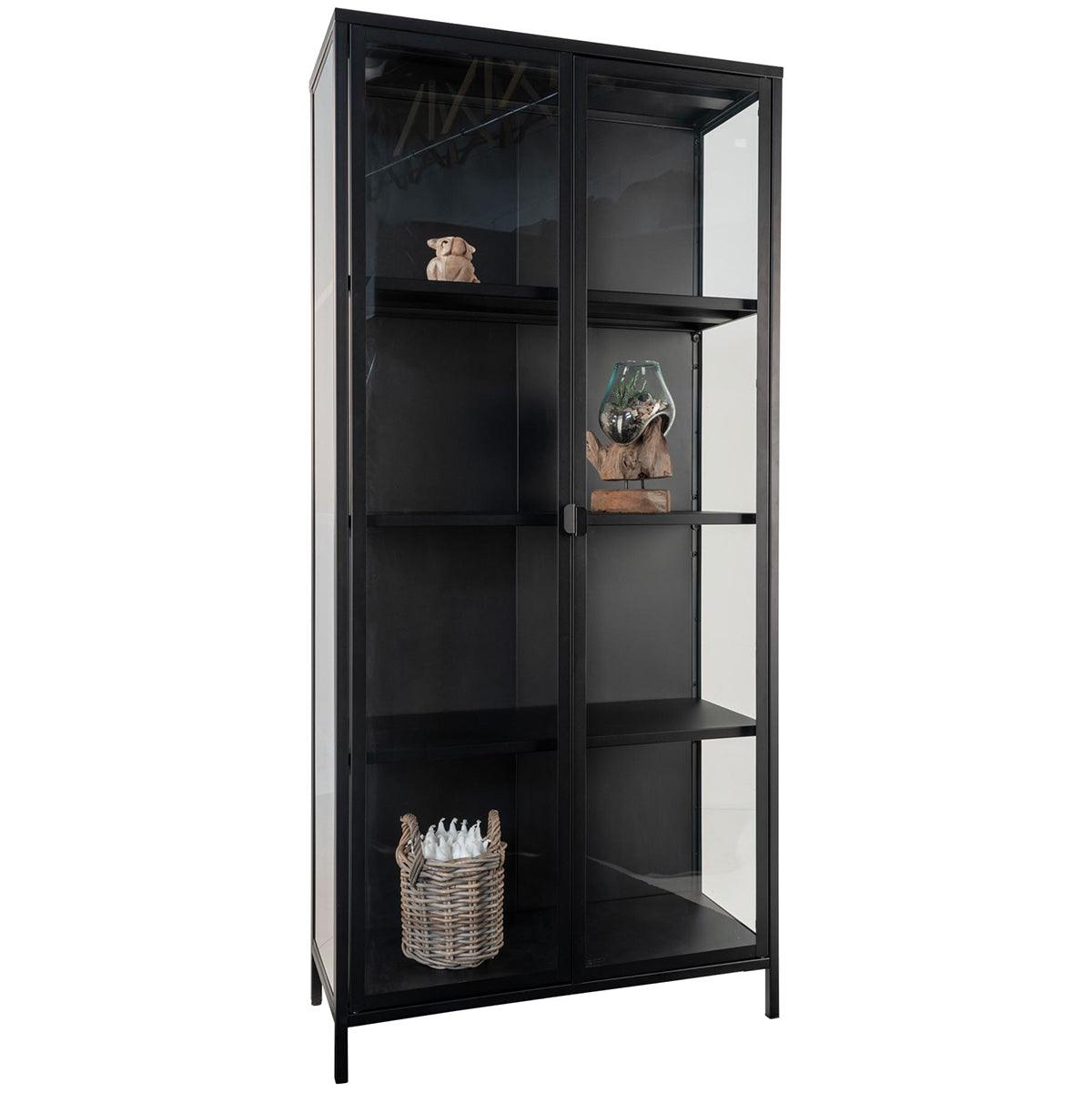 Brisbane Black High Display Cabinet - WOO .Design