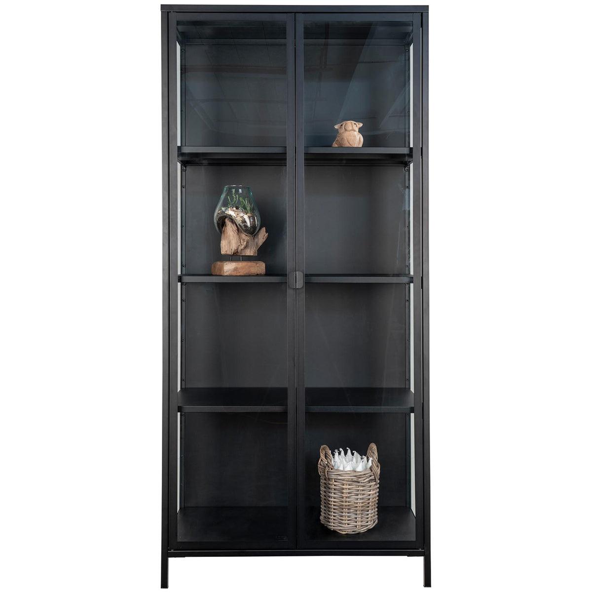 Brisbane Black High Display Cabinet - WOO .Design