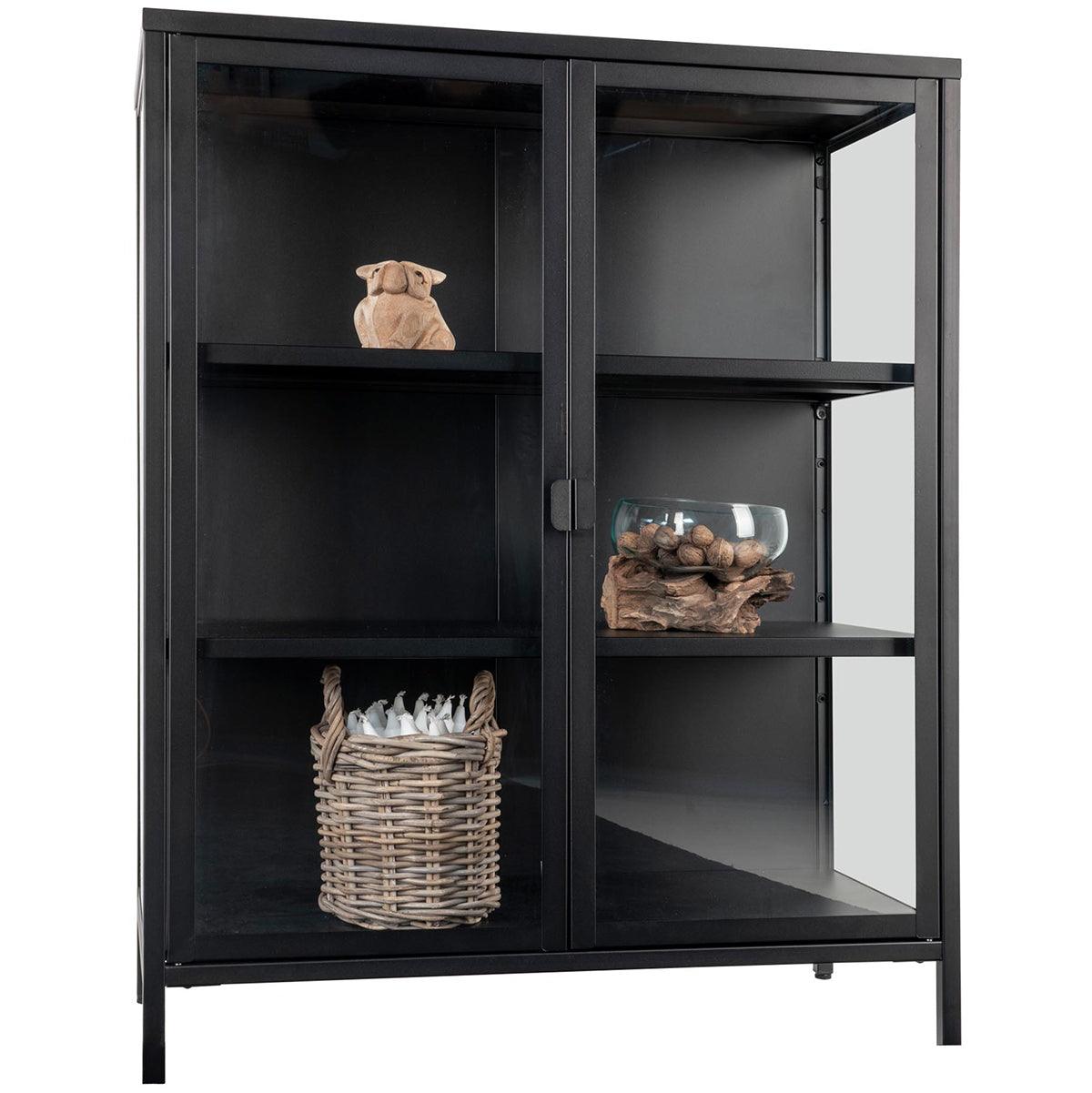 Brisbane Black Low Display Cabinet - WOO .Design