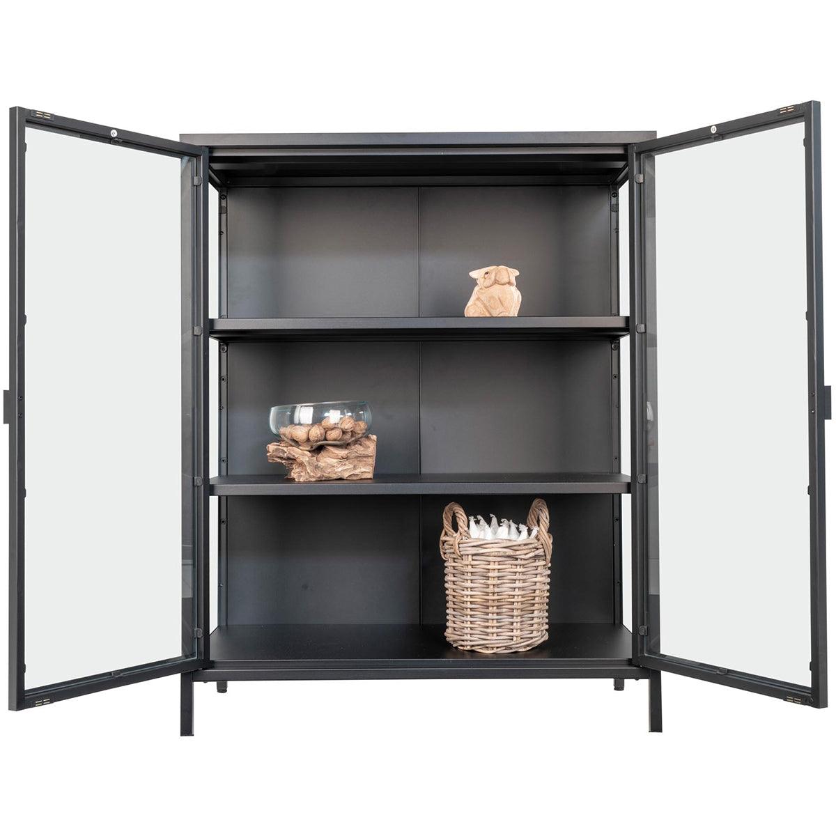 Brisbane Black Low Display Cabinet - WOO .Design