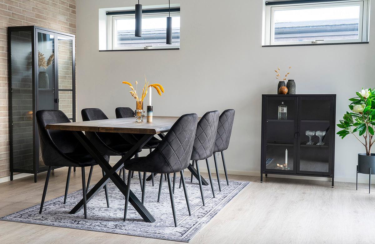 Brisbane Black Low Display Cabinet - WOO .Design