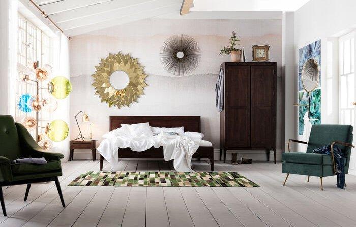 Brooklyn Walnut Sheesham Wood Bed - WOO .Design