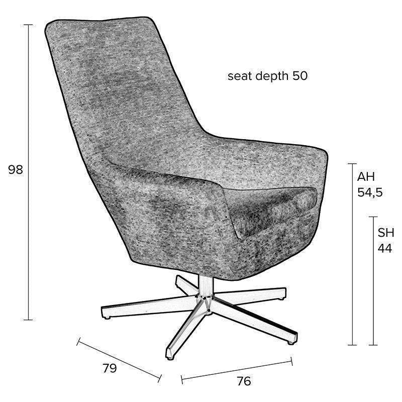 Bruno Rib Lounge Chair - WOO .Design