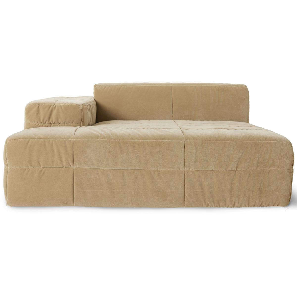 Brut Royal Velvet Sofa - Element Left Divan - WOO .Design
