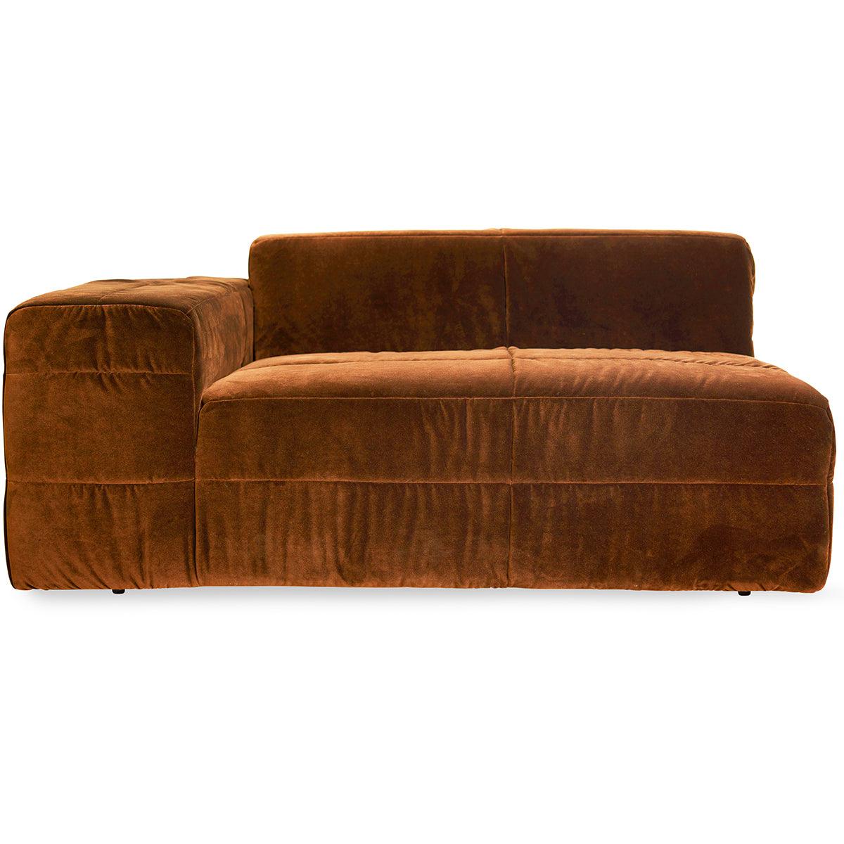 Brut Royal Velvet Sofa - Element Left - WOO .Design