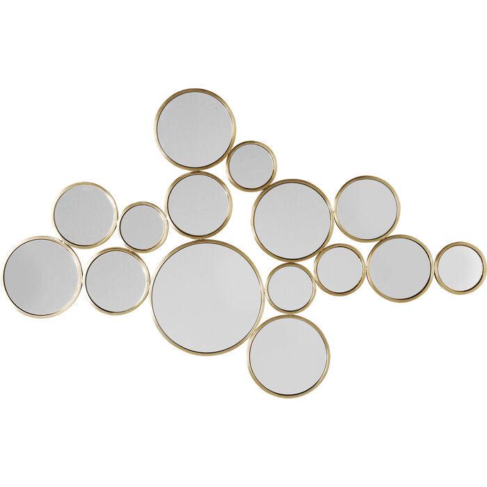 Bubbles Brass Mirror - WOO .Design