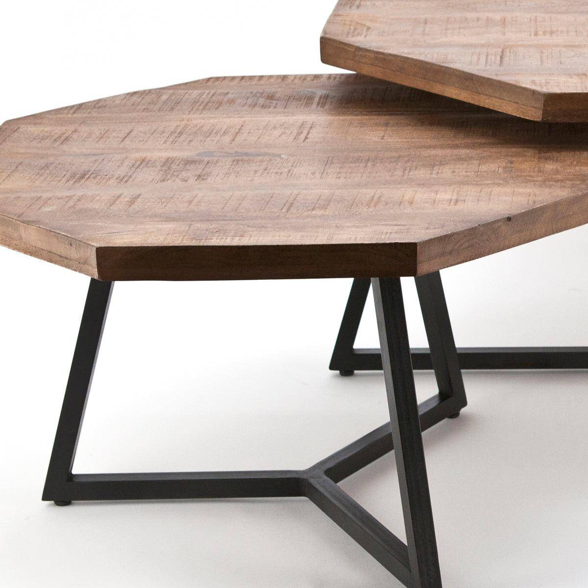 Octagon Coffee Table (2/Set)