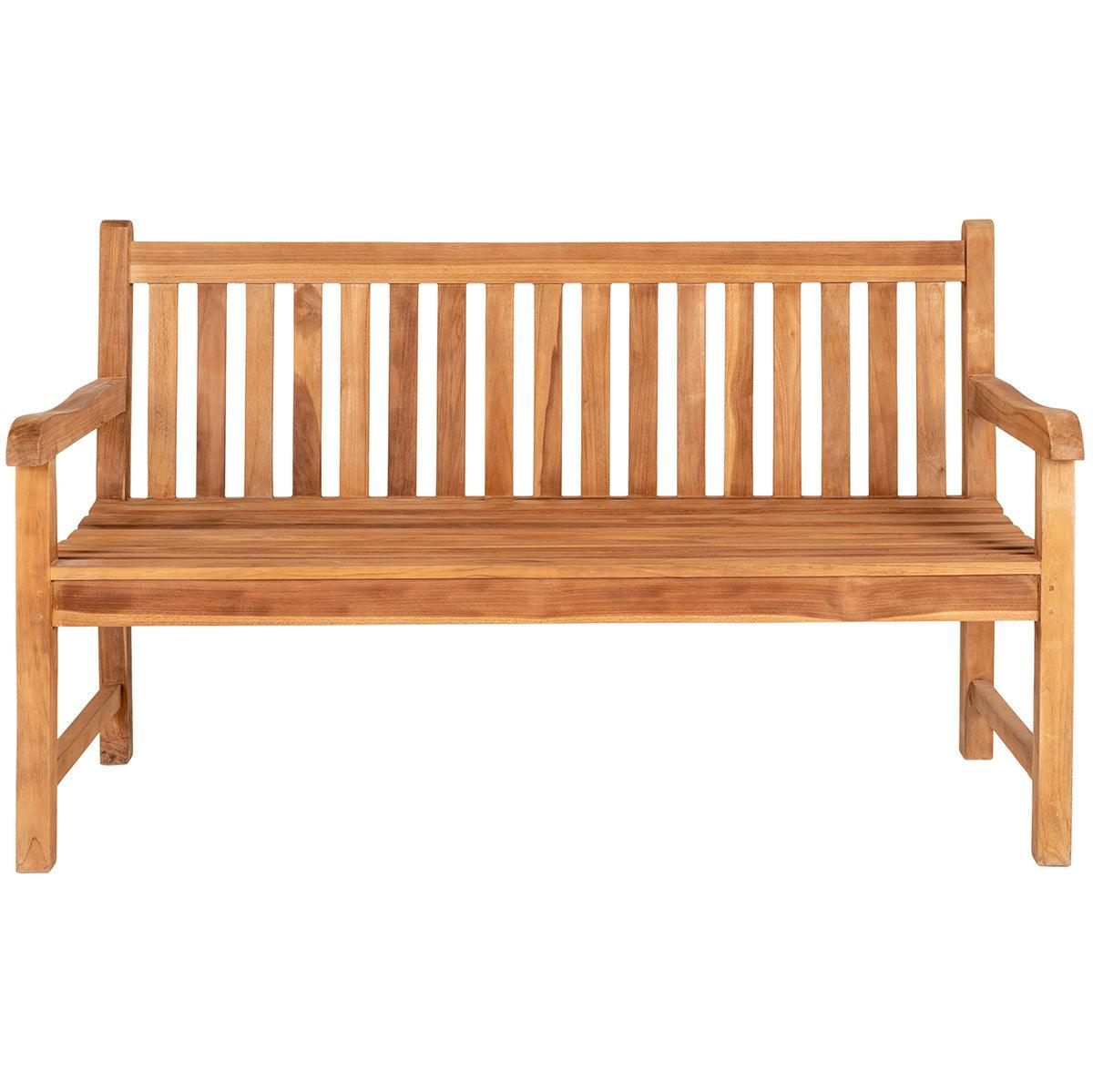 Cabo Natural Teak Wood Bench - WOO .Design