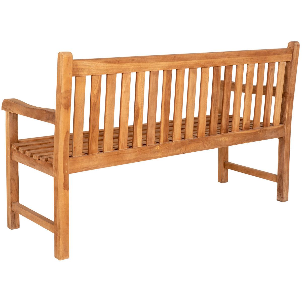 Cabo Natural Teak Wood Bench - WOO .Design