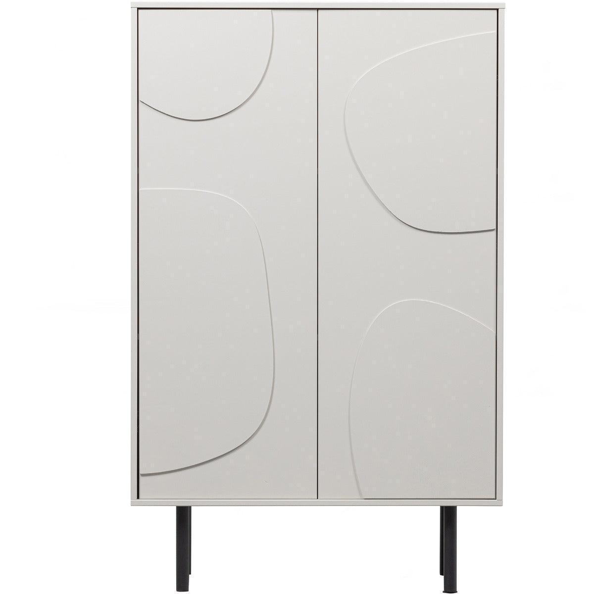 Cadiz Mist Pine Wood Storage Cabinet - WOO .Design