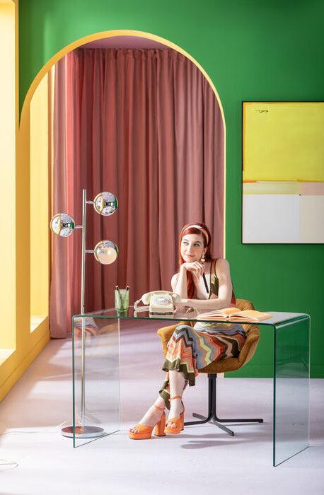 Calotta Chrome Floor Lamp - WOO .Design