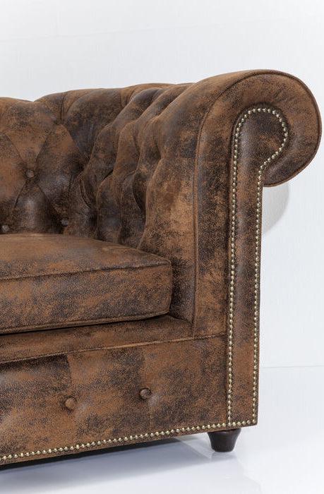 Cambridge Brown Vintage 2 Seater Sofa - WOO .Design