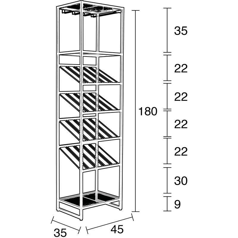 Cantor Wine Shelf - WOO .Design