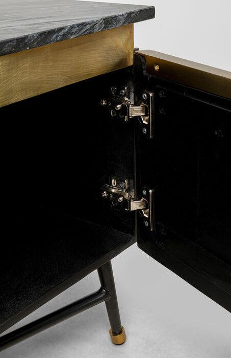 Catalina Mango Wood/Marble Lowboard - WOO .Design