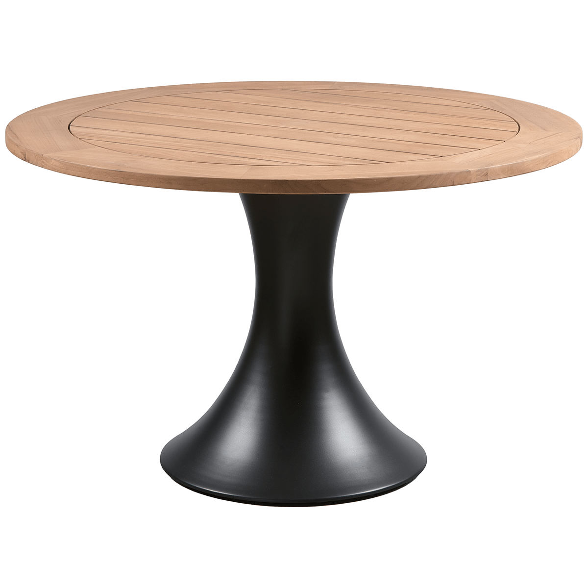 Charley Natural Teak Wood Round Dining Table - WOO .Design