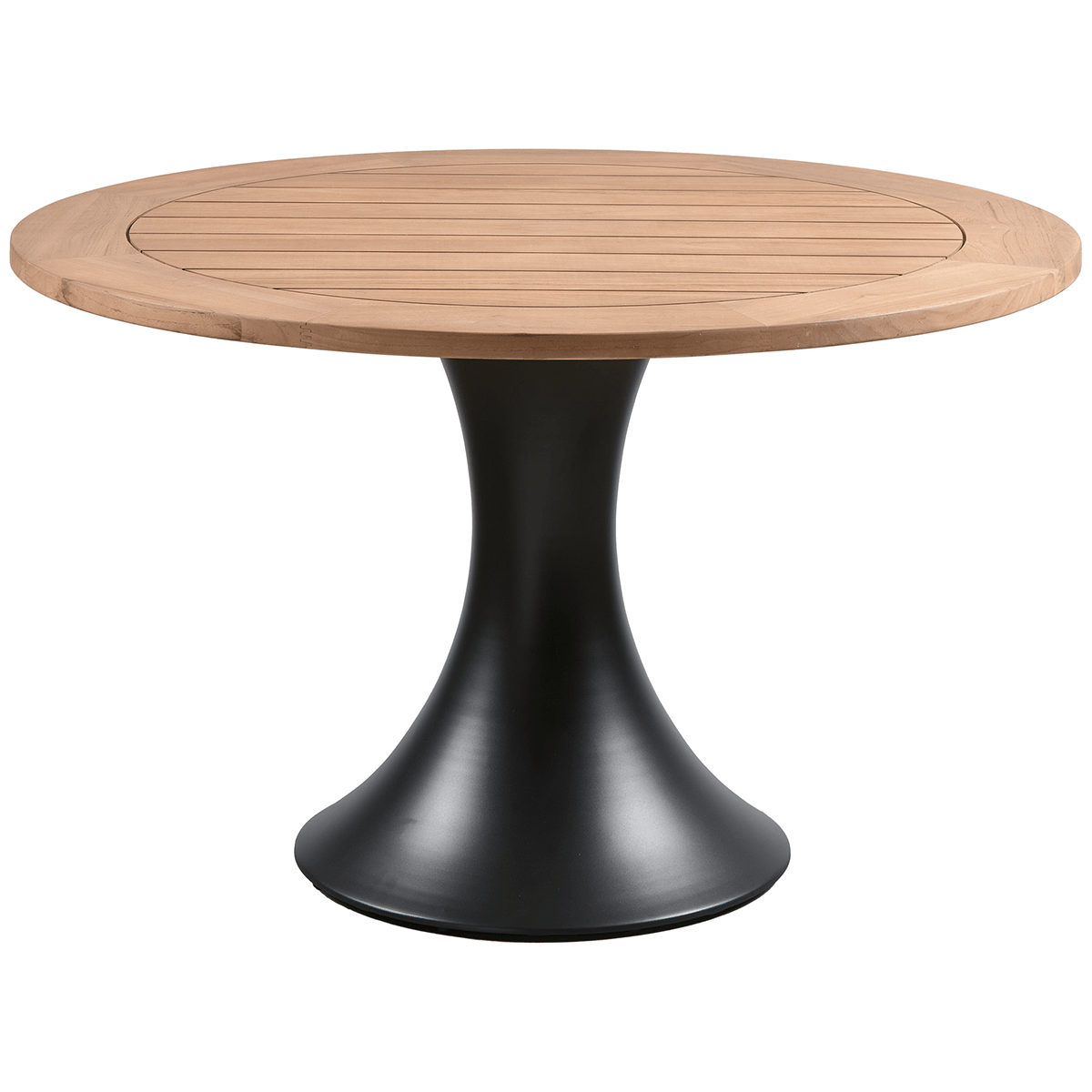 Charley Natural Teak Wood Round Dining Table - WOO .Design