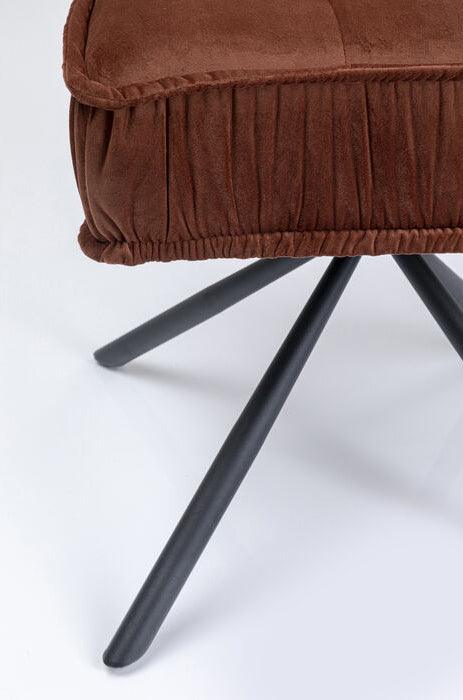 Chelsea Velvet Swivel Chair (2/Set) - WOO .Design