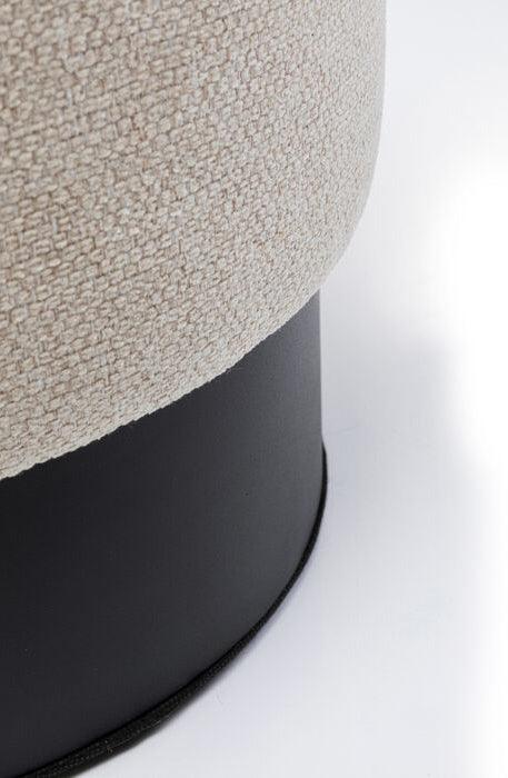 Cherry Cream Black Stool - WOO .Design