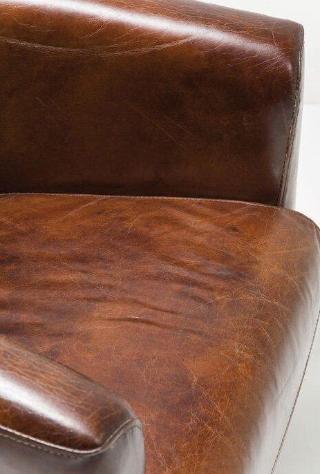 Cigar Leather Lounge Armchair - WOO .Design