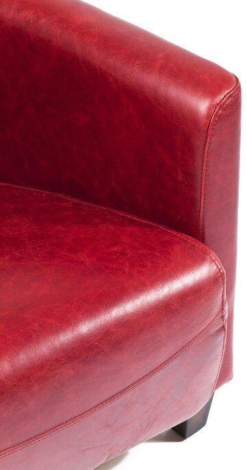 Cigar Leather Lounge Armchair - WOO .Design