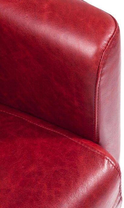 Cigar Leather Lounge Armchair - WOO .Design
