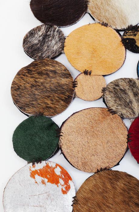 Circle Leather Round Carpet - WOO .Design