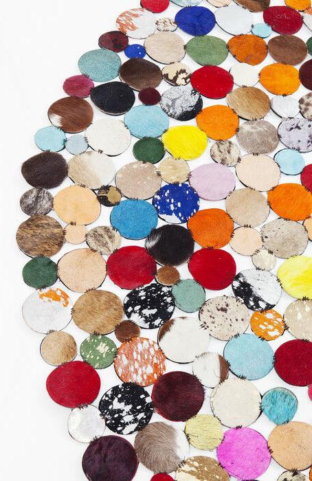 Circle Leather Round Carpet - WOO .Design