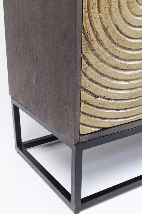 Circulo Gold Wooden Cabinet - WOO .Design