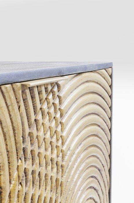 Circulo Gold Acacia Wood Sideboard - WOO .Design