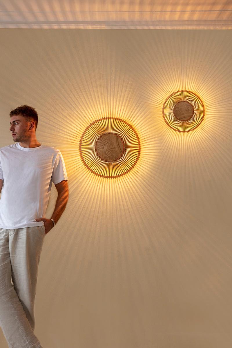 Clava Up Wood Wall Lamp - WOO .Design