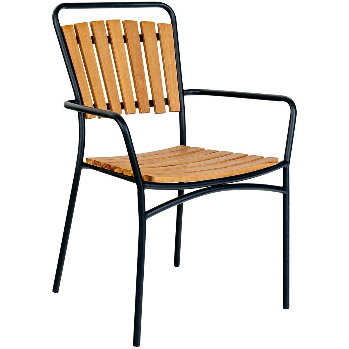 Cleveland Teak Wood Dining Chair (4/Set) - WOO .Design