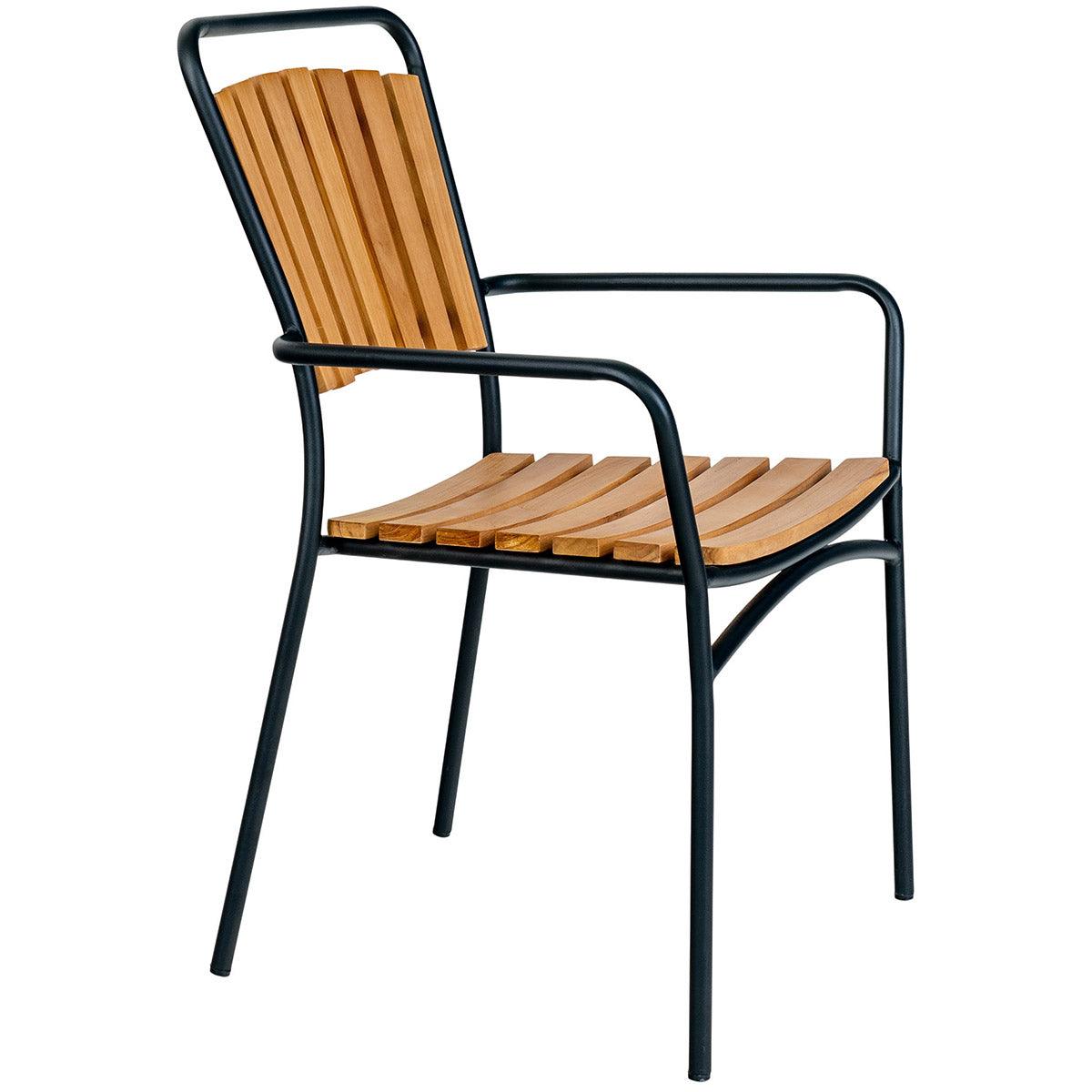 Cleveland Teak Wood Dining Chair (4/Set) - WOO .Design