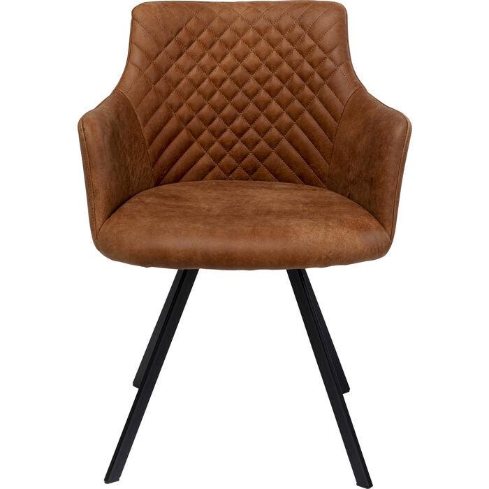 Coco Vintage Leather Swivel Chair - WOO .Design