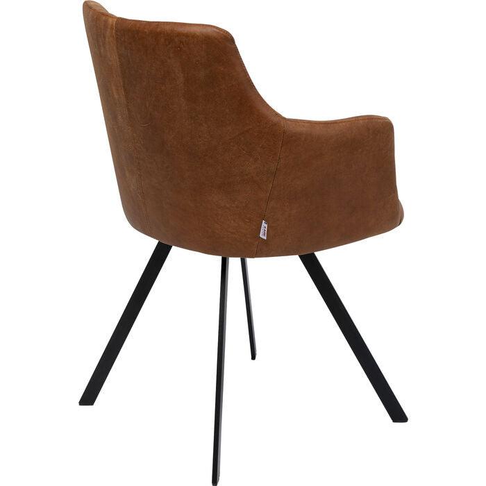 Coco Vintage Leather Swivel Chair - WOO .Design