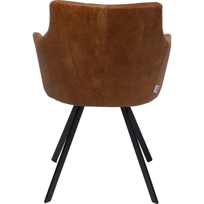 Coco Vintage Leather Swivel Chair - WOO .Design