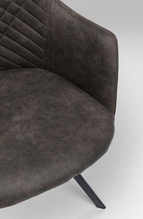 Coco Vintage Leather Swivel Chair - WOO .Design