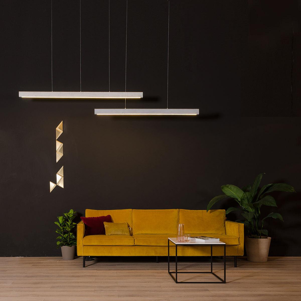 Concrete Line Pendant Lamp - WOO .Design
