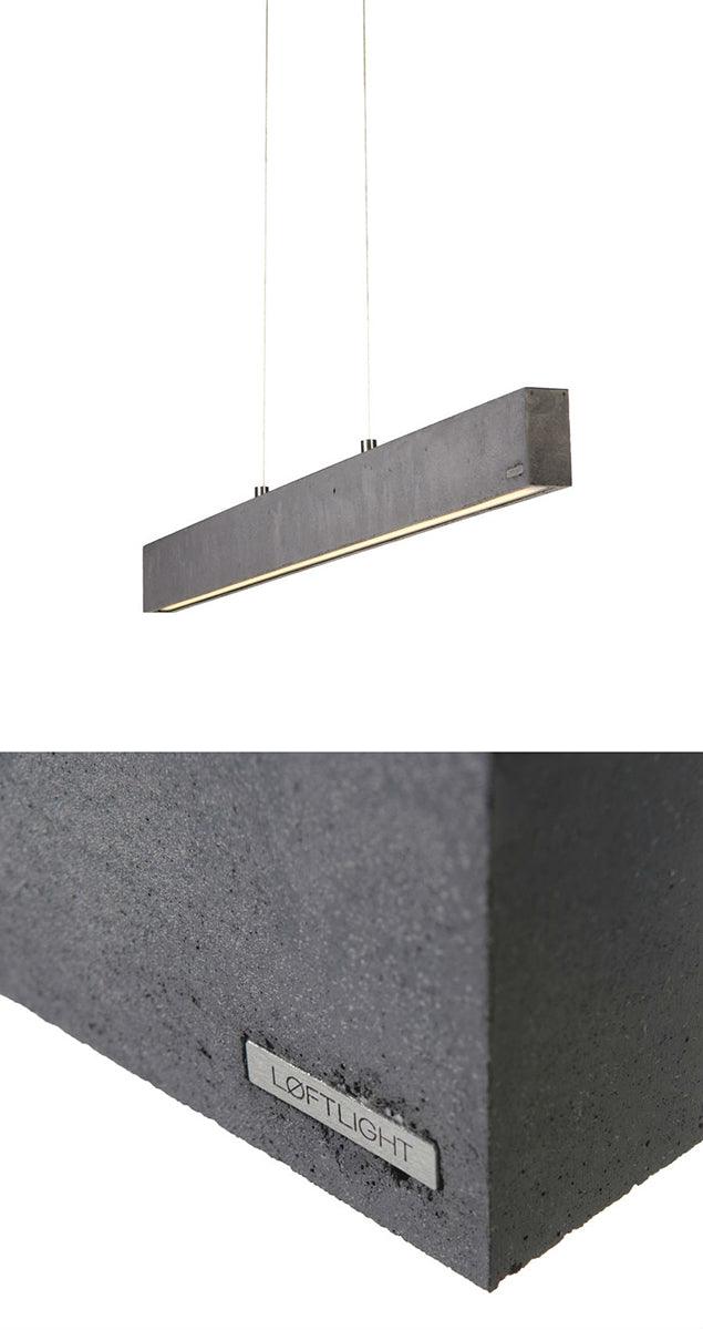 Concrete Line Pendant Lamp - WOO .Design