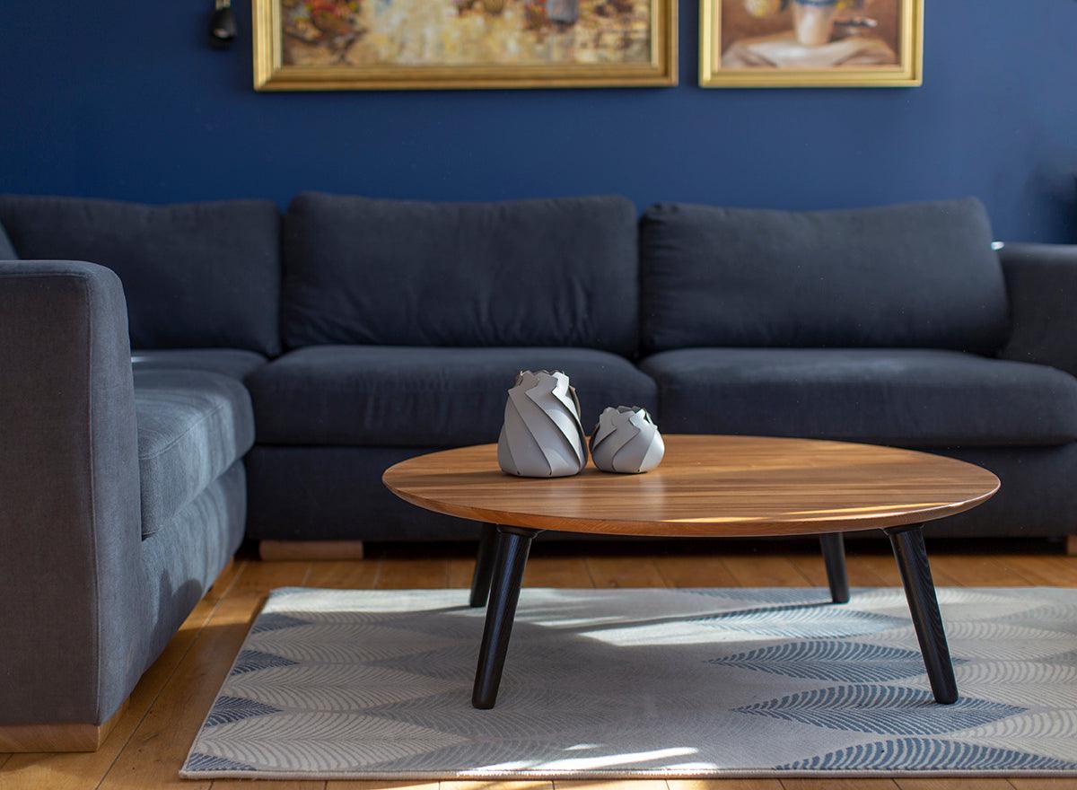 Contrast Slice Oak Coffee Table - WOO .Design