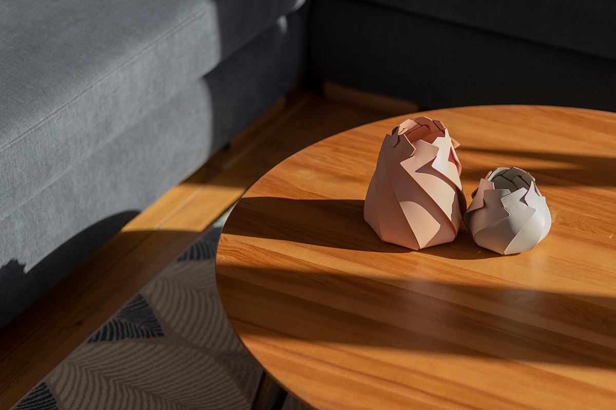 Contrast Slice Oak Coffee Table - WOO .Design