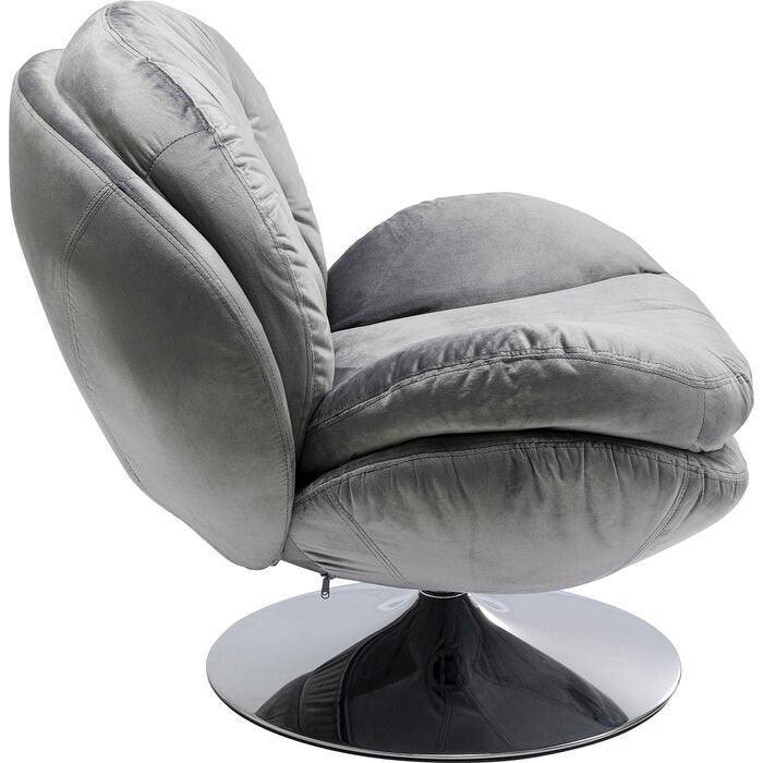 Cosy Velvet Lounge Swivel Armchair - WOO .Design