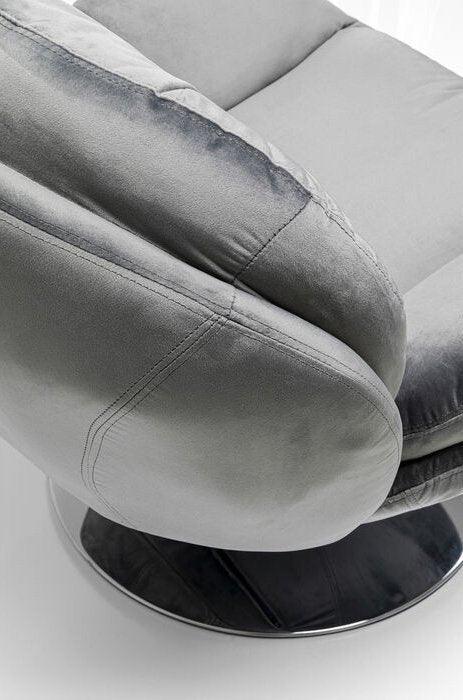 Cosy Velvet Lounge Swivel Armchair - WOO .Design